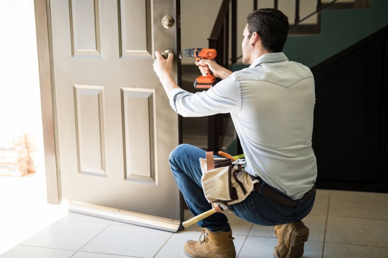 Door Knob Installation detail