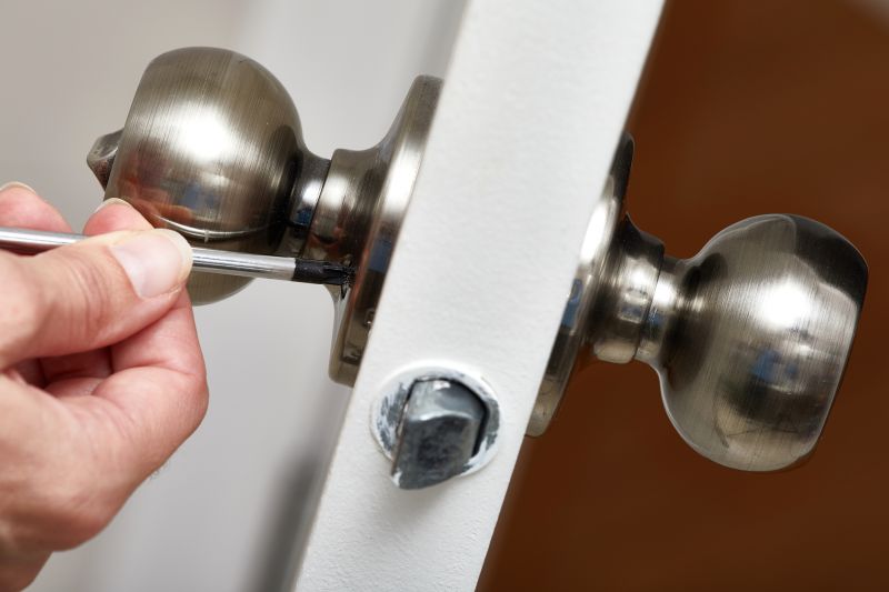 Door Knob Installation detail